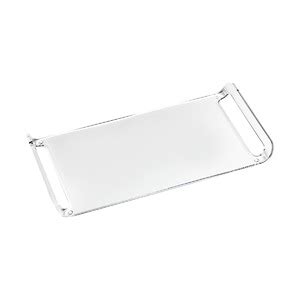 Bandeja Acrílica Hara Transparente Dobrada 42x30x4 Cm Leroy Merlin