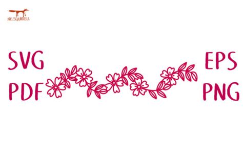 Wild Roses Repeating Border Svg Cut File Graphic By Nic Squirrell