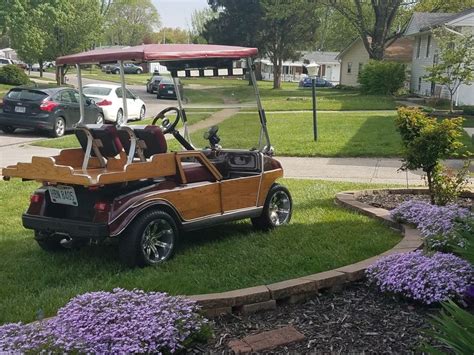 Pin By Jason Ruark On Woody Golf Cart Custom Golf Carts Golf Carts Vintage Golf