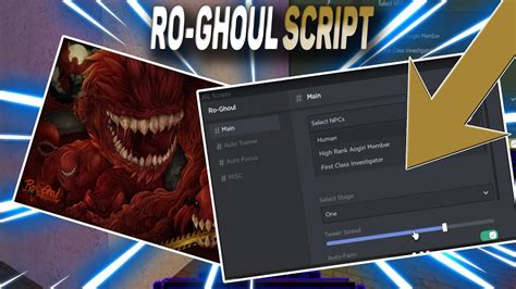 Ro Ghoul ALPHA Script AutoFarm Mobs AutoTrain AutoStats YouTube