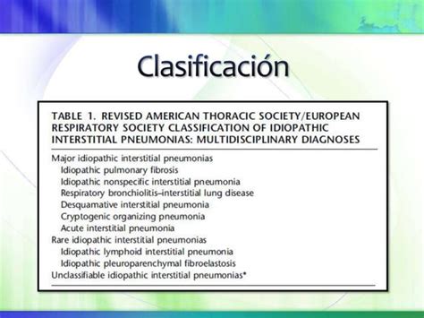 Enfermedades Pulmonares Intersticiales PPT