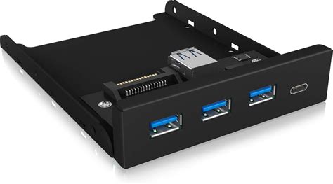 Graugear Usb C Frontpanel Zoll Usb Hub Mit X Usb Gen X Type