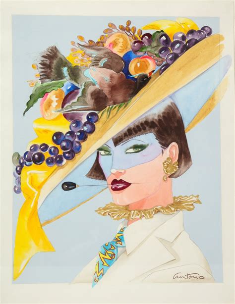 Original Antonio Lopez Fashion Illustration For Italian Vogue At Stdibs