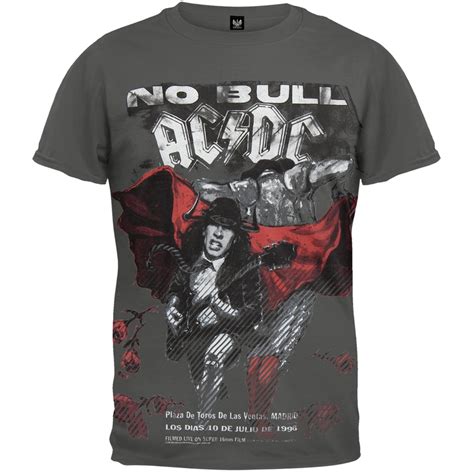 ACDC - AC/DC - No Bull Madrid Tour Poster Soft T-Shirt - 2X-Large ...