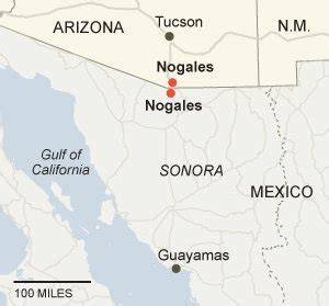 Mexico Map Nogales