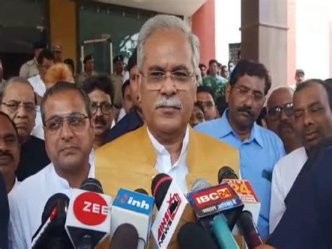 Chhattisgarh Cm Bhupesh Baghel Attacks Bjp 2 Umpires Used To Play In