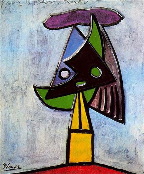 Head of a woman (Olga Picasso), 1935 - Pablo Picasso - WikiArt.org