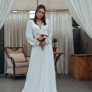 Aprender Sobre 110 Imagem Modelo De Vestido De Noiva Casamento Civil