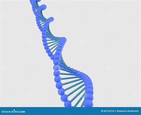 De Structuur Van Dna Stock Illustratie Illustration Of Geneeskunde