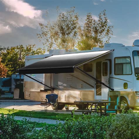 Buy Suncode Manual Rv Awning Black Rv Modular Retractable Awning