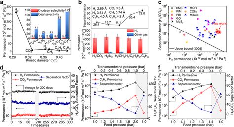 Gas Separation Performance Through The G C3n4 Membranes A Single Gas