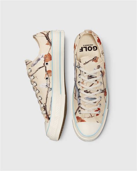 Converse X Golf Le Fleur Chuck 70 Ox Owl Camo Egretcorydalis Blue