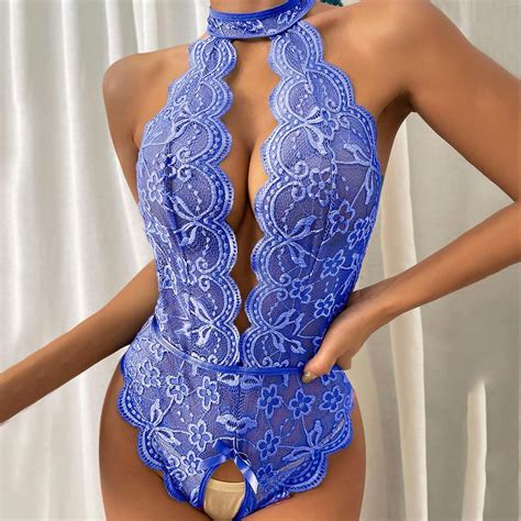 Lingerie Women Bodysuit Plus Size Lace Sexy Badydoll