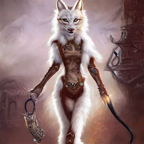 Krea White Anthropomorphic Lynx Cat Full Body As Amogus By Noriyoshi