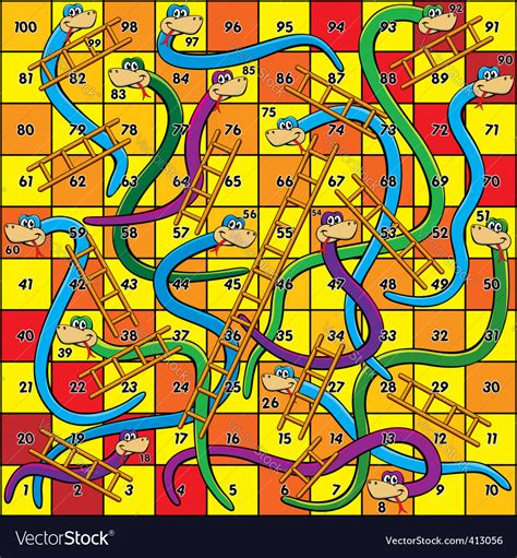 Snakes And Ladders Layout