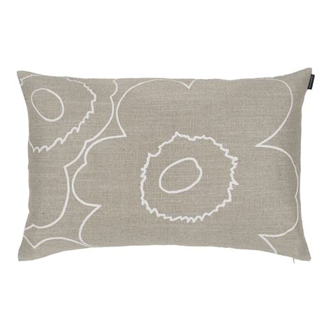 Marimekko Piirto Unikko Cushion Cover X Cm Sand White