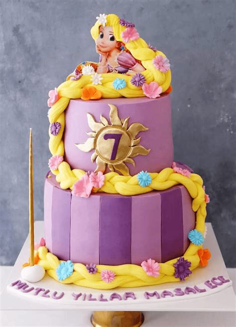 Rapunzel Birthday Cake Ideas Images Pictures