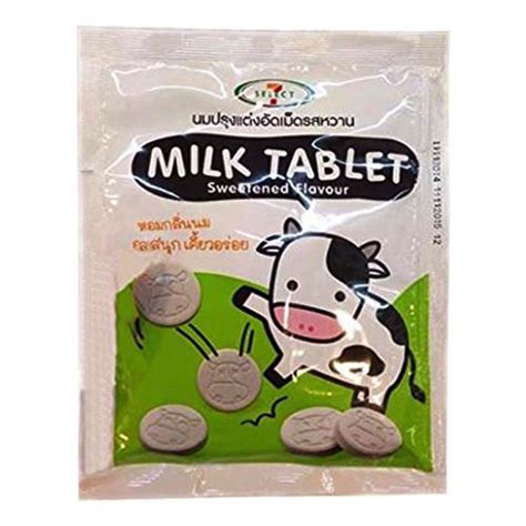 Milk Tablets For Children Or Tasty Baby Calcium 20g 12 Pcs Thai