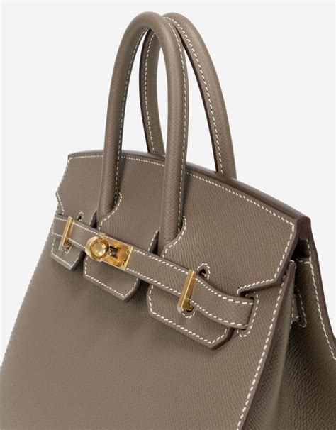 Hermès Birkin 25 Sellier Epsom Etoupe | SACLÀB