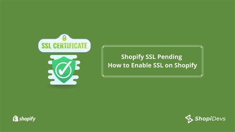 How To Fix Shopify SSL Pending Issue In 2024 Full Checklist