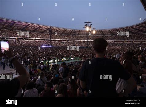 Coimbra 05 17 2023 First of four Coldplay concerts at the Estádio