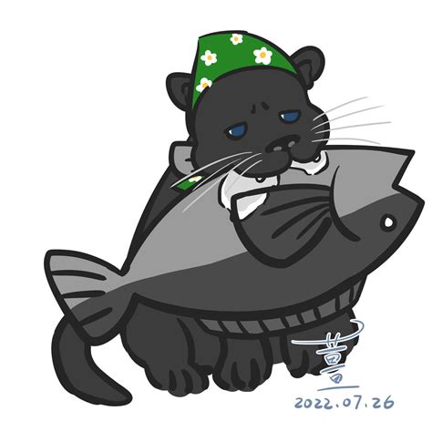 Black Panther Eat Fish by yubisu on DeviantArt