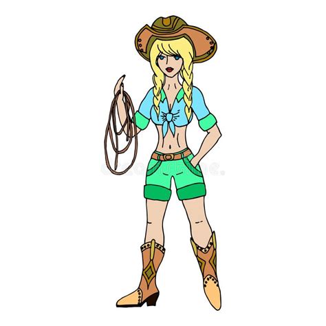 Cowgirl Pinup Stock Illustrations 53 Cowgirl Pinup Stock