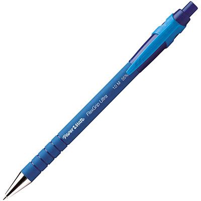 Stylo Bille Papermate Flexgrip Ultra R Tractable Pointe Moyenne