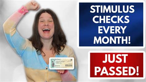 Just Passed Monthly Stimulus Checks For Two Years Second Stimulus