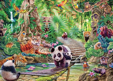 Asian Wildlife 1000 Pieces Ceaco Puzzle Warehouse