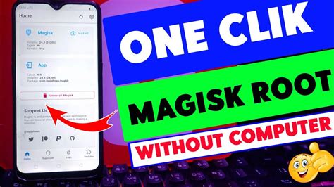 Magisk Root 1 Clik Android 13 12 11 10 9 8 Version No Pc Kingroot