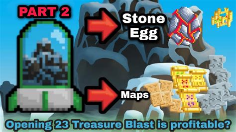 Growtopia Gacha 23 Treasure Blast Will I Get Legendary Map PART 2