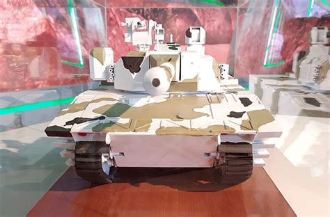 L&T's Light Tank Model, Futuristic Systems Displayed