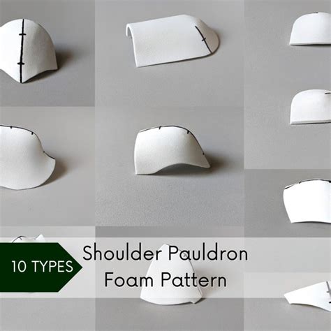 Eva Foam Shoulder Pattern Etsy