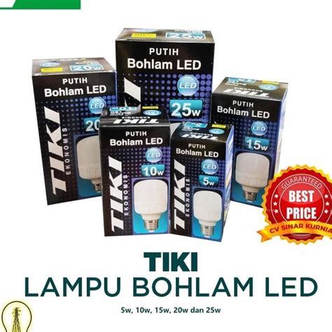 Jual Lampu Bohlam Led Tiki Watt W Watt W Bulb Murah Meriah