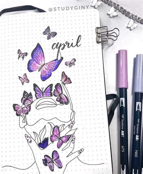 62 Best April Bujo Cover Spreads To Steal Now Atinydreamer