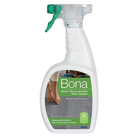 Bona Stone Tile And Laminate Floor Cleaner Water Based Solution 32 Fl Oz