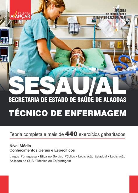 SESAU AL Secretaria de Estado de Saúde de Alagoas Técnico de Enfermagem