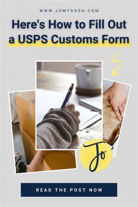 Heres How To Fill Out A Usps Customs Form Jo My Gosh Llc