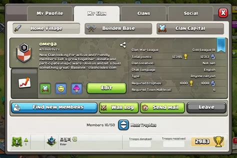 Secret Trick To Join Clan And Recruit Members In Clash Of Clans 2024