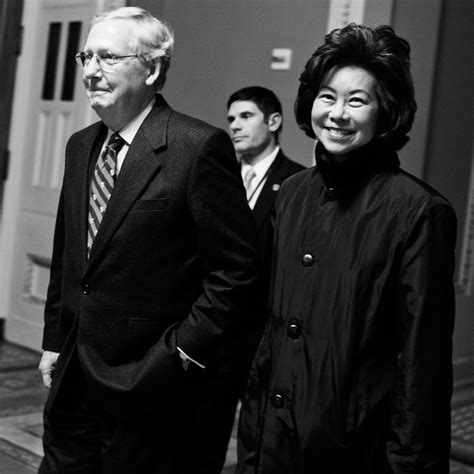 Elaine Chao Tells Protesters to Leave Mitch McConnell Alone