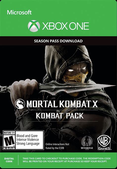 Warner Bros Games Mortal Kombat X Kombat Pack Dlc Hamilton Place