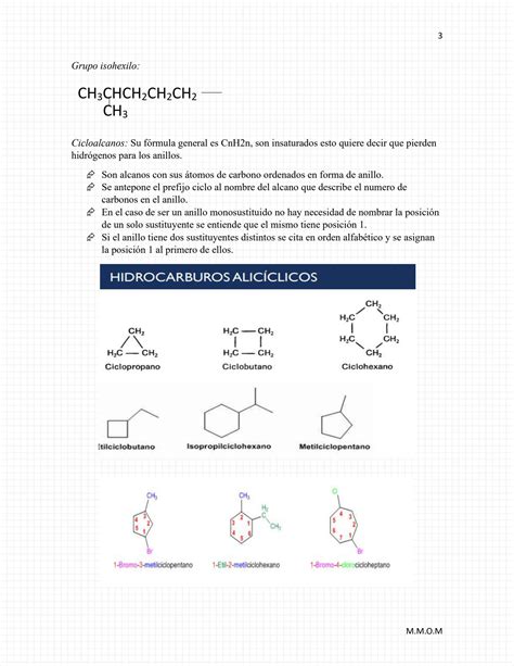 SOLUTION 6 Nomenclatura De Los Compuestos Org Nicos Studypool