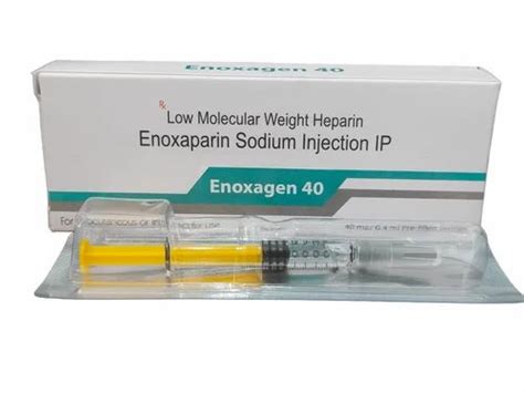 40 Mg04 Ml Enoxaparin Sodium Injection 40mg Enoxagen At Rs 474