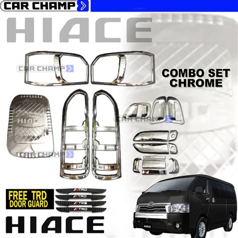 Toyota Hiace Commuter Old Face To Garnish Combo Set Cover