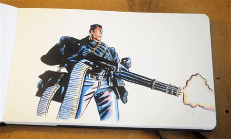 Bruno Seelig — T 800 And Minigun Terminator 2 Judgment Day 1991