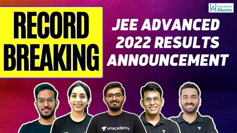 JEE Advanced 2022 Results Celebrations JEE 2022 Unacademy YouTube