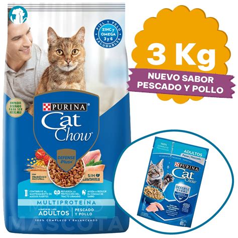 Cat Chow Gato Adulto Pescado Y Pollo Kg Mundo Mascota