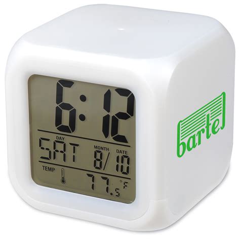 4imprint.com: Color Changing LED Alarm Clock 118460