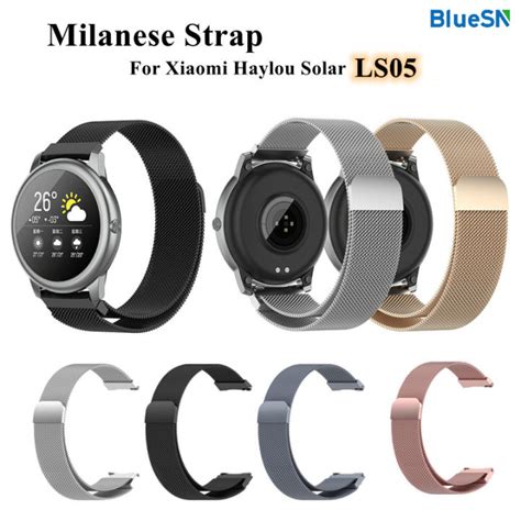 Stainless Steel Strap For Xiaomi Haylou Solar LS05 Milanese Magnetic